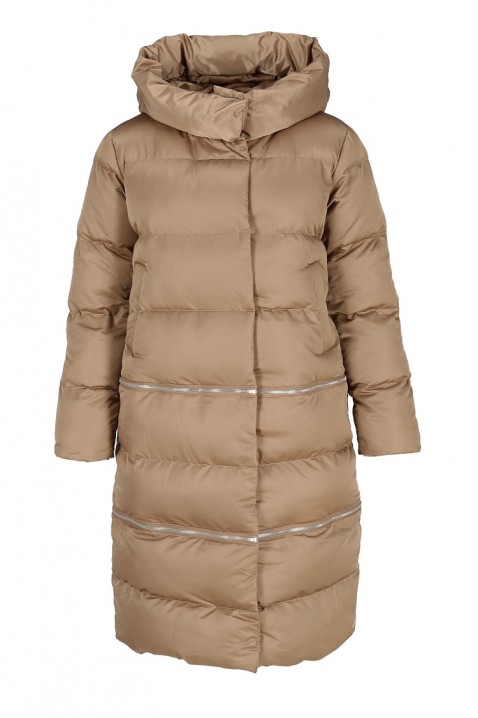 Μπουφάν SINELA BEIGE, Χρώμα: μπεζ, IVET.EU - Εκπτώσεις έως -80%