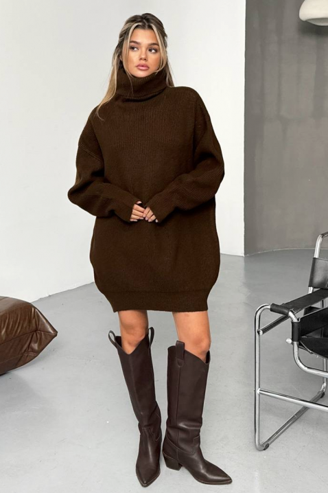 Τουνίκ AMERGONA BROWN, Χρώμα: καφέ, IVET.EU - Εκπτώσεις έως -80%