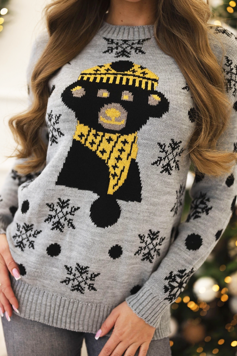 Πουλόβερ KOLEDINA GREY, Χρώμα: γκρι, IVET.EU - Εκπτώσεις έως -80%