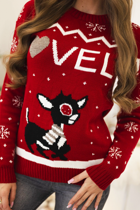 Πουλόβερ ROLZONA RED, Χρώμα: κόκκινο, IVET.EU - Εκπτώσεις έως -80%