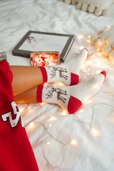 Κάλτσες BLUFELDA WHITE, Χρώμα: άσπρο, IVET.EU - Εκπτώσεις έως -80%