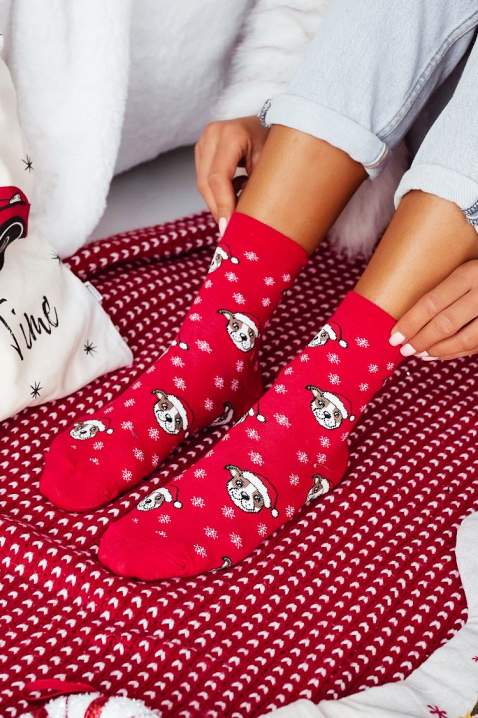 Κάλτσες RIOPELJA RED, Χρώμα: κόκκινο, IVET.EU - Εκπτώσεις έως -80%