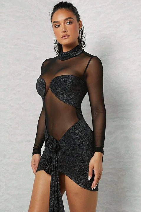 Φόρεμα NAKETINA, Χρώμα: μαύρο, IVET.EU - Εκπτώσεις έως -80%