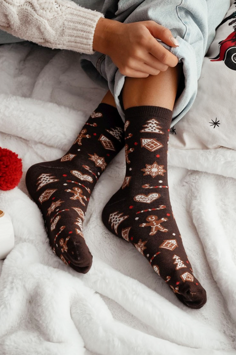 Κάλτσες VLADERZA BROWN, Χρώμα: καφέ, IVET.EU - Εκπτώσεις έως -80%