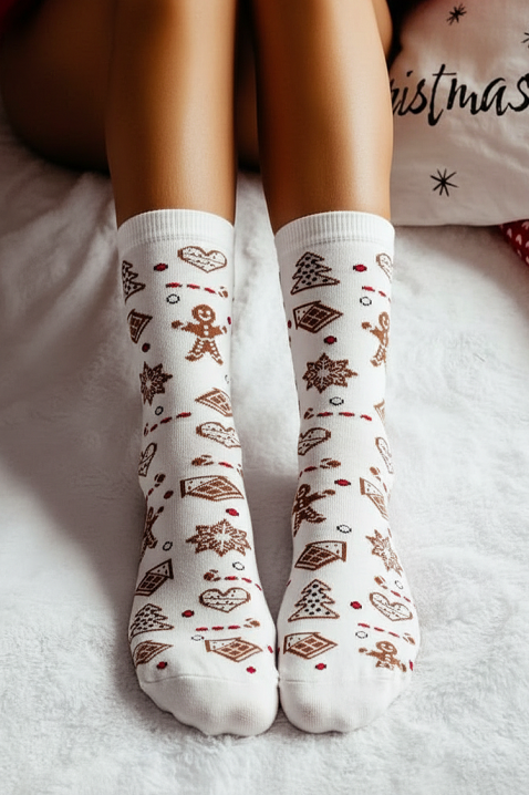 Κάλτσες VLADERZA WHITE, Χρώμα: άσπρο, IVET.EU - Εκπτώσεις έως -80%