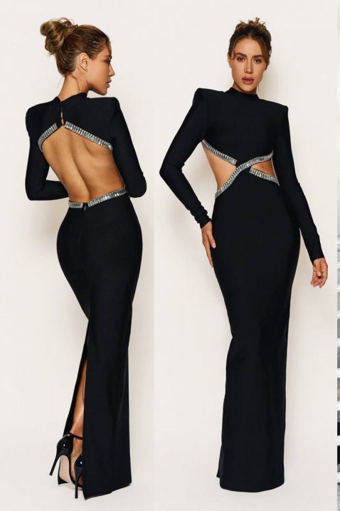 Φόρεμα DRAGORZA, Χρώμα: μαύρο, IVET.EU - Εκπτώσεις έως -80%