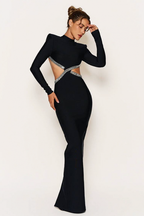 Φόρεμα DRAGORZA, Χρώμα: μαύρο, IVET.EU - Εκπτώσεις έως -80%