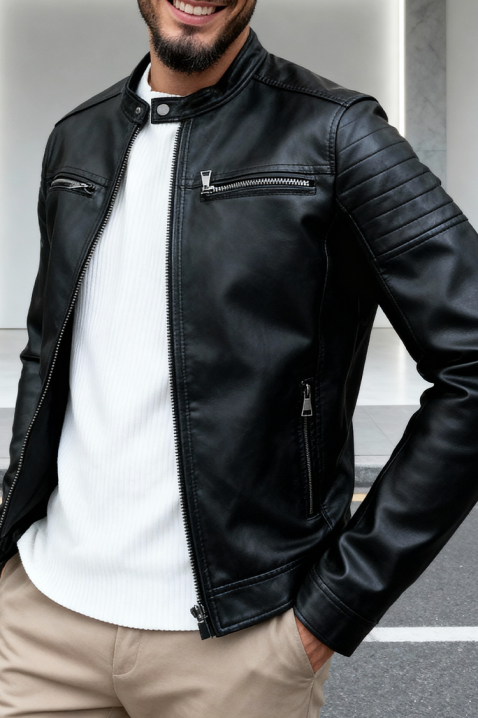 Ανδρικό μπουφάν LAFROHO BLACK, Χρώμα: μαύρο, IVET.EU - Εκπτώσεις έως -80%