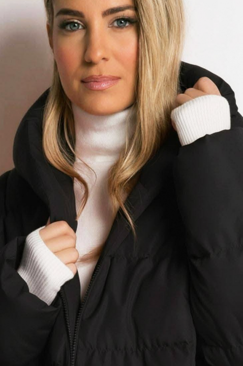 Μπουφάν ELESIRA BLACK, Χρώμα: μαύρο, IVET.EU - Εκπτώσεις έως -80%