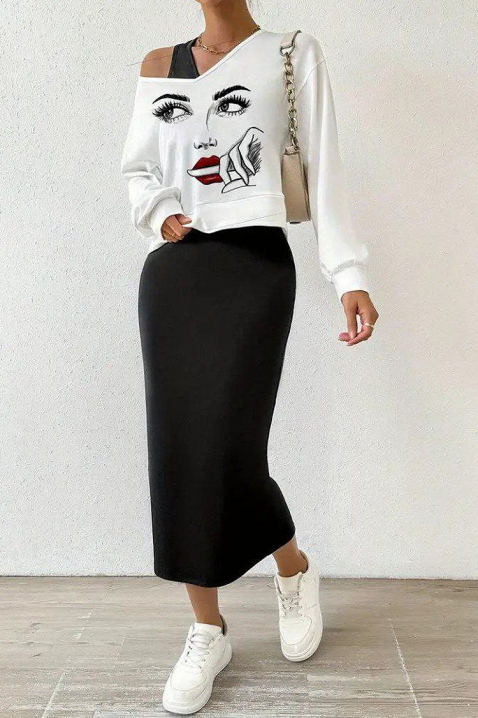 Σύνολο NALTINTA, Χρώμα: μαύρο και άσπρο, IVET.EU - Εκπτώσεις έως -80%