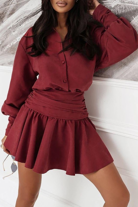 Φόρεμα BELETINA RED, Χρώμα: κόκκινο, IVET.EU - Εκπτώσεις έως -80%