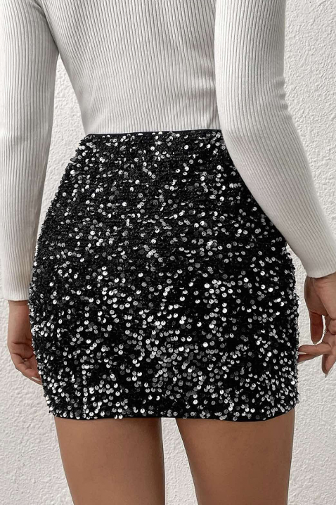 Φούστα VALORANA, Χρώμα: μαύρο, IVET.EU - Εκπτώσεις έως -80%