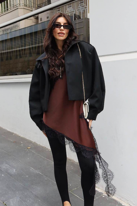 Τουνίκ ZALFERSA BROWN, Χρώμα: καφέ, IVET.EU - Εκπτώσεις έως -80%