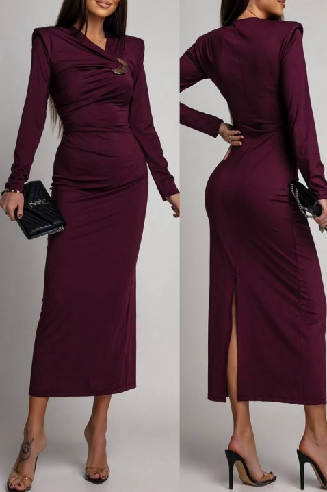 Φόρεμα VTELANZA BORDO, Χρώμα: μπορντό, IVET.EU - Εκπτώσεις έως -80%