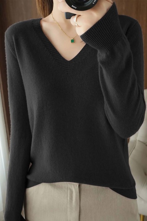 Πουλόβερ ABEROLSA BLACK, Χρώμα: μαύρο, IVET.EU - Εκπτώσεις έως -80%