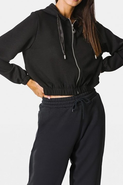 Φούτερ AVANELIA BLACK, Χρώμα: μαύρο, IVET.EU - Εκπτώσεις έως -80%