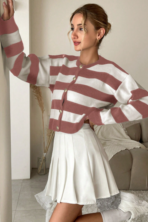 Ζακέτα AMORNEZA PUDRA, Χρώμα: πούδρα, IVET.EU - Εκπτώσεις έως -80%