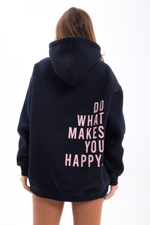 Φούτερ TRISORDA BLACK, Χρώμα: μαύρο, IVET.EU - Εκπτώσεις έως -80%