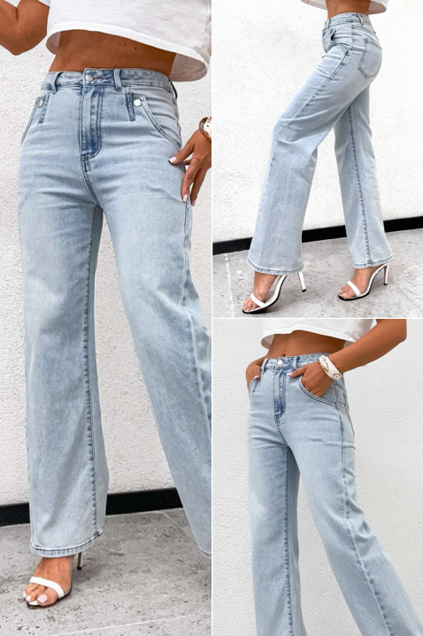 Τζιν AMERSOTA, Χρώμα: μπλε, IVET.EU - Εκπτώσεις έως -80%