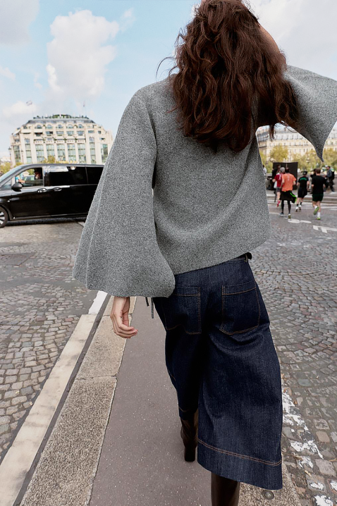 Ζακέτα BELENZA GREY, Χρώμα: γκρι, IVET.EU - Εκπτώσεις έως -80%