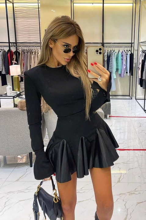 Φόρεμα AGLORTA, Χρώμα: μαύρο, IVET.EU - Εκπτώσεις έως -80%