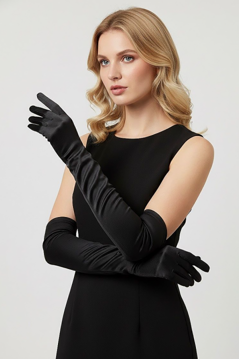 Γυναικεία γάντια KADIFELZA, Χρώμα: μαύρο, IVET.EU - Εκπτώσεις έως -80%