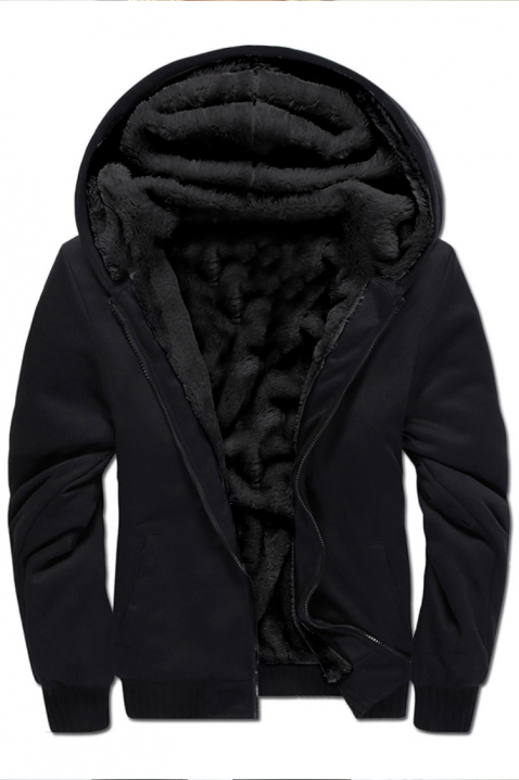 Ανδρικό φούτερ ROB BLACK, Χρώμα: μαύρο, IVET.EU - Εκπτώσεις έως -80%