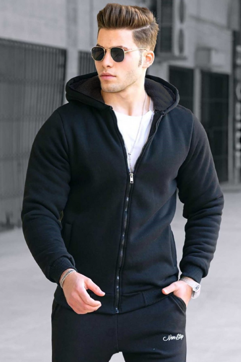 Ανδρικό φούτερ ROB BLACK, Χρώμα: μαύρο, IVET.EU - Εκπτώσεις έως -80%