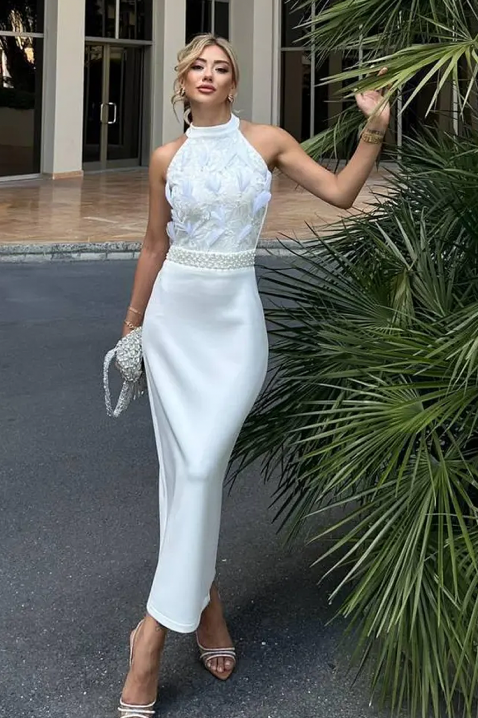 Φόρεμα KERTONA, Χρώμα: άσπρο, IVET.EU - Εκπτώσεις έως -80%