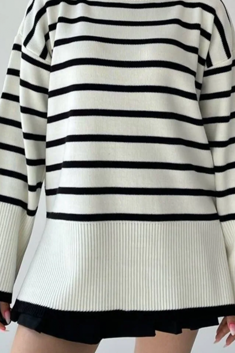 Πουλόβερ ALSETINA ECRU, Χρώμα: εκρού, IVET.EU - Εκπτώσεις έως -80%