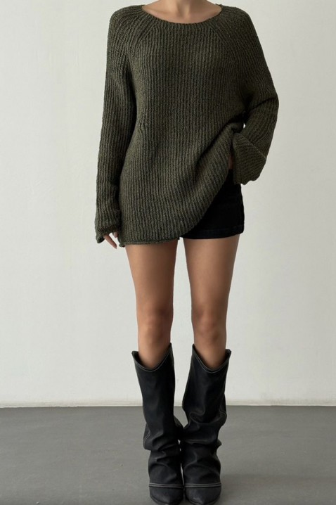 Πουλόβερ ALIZANA KHAKI, Χρώμα: χακί, IVET.EU - Εκπτώσεις έως -80%