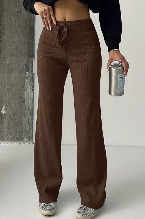 Παντελόνι ZENTANA BROWN, Χρώμα: καφέ, IVET.EU - Εκπτώσεις έως -80%