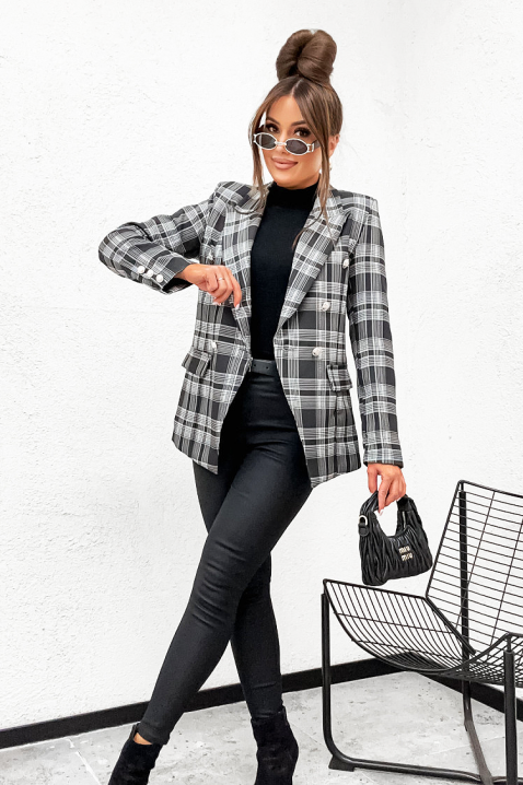 Σακάκι SORANZA GREY, Χρώμα: γκρι, IVET.EU - Εκπτώσεις έως -80%