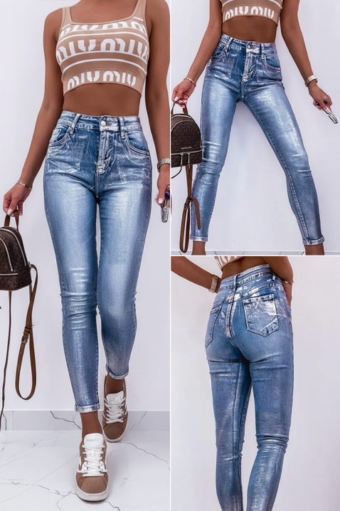 Τζιν VTALILZA, Χρώμα: Γαλάζιο, IVET.EU - Εκπτώσεις έως -80%