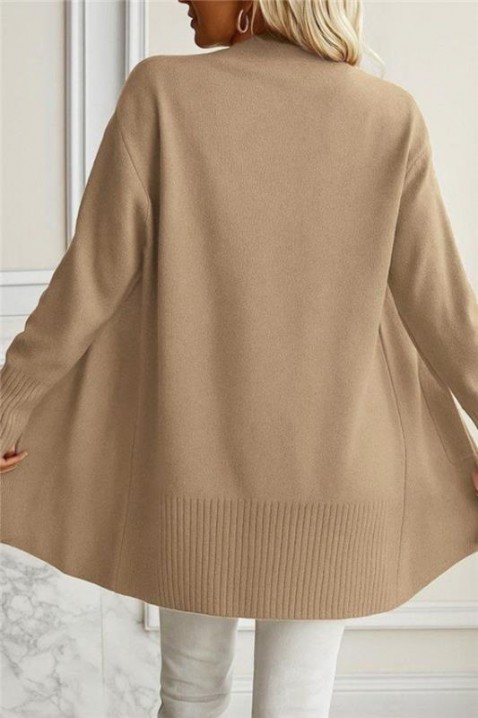 Ζακέτα MALFORZA BEIGE, Χρώμα: μπεζ, IVET.EU - Εκπτώσεις έως -80%