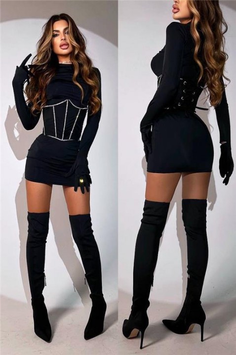 Φόρεμα VOLGATA, Χρώμα: μαύρο, IVET.EU - Εκπτώσεις έως -80%