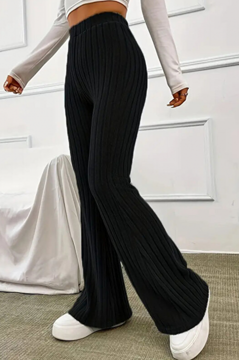 Παντελόνι SERFIOTA BLACK, Χρώμα: μαύρο, IVET.EU - Εκπτώσεις έως -80%