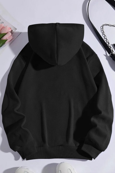 Φούτερ MARLINZA, Χρώμα: μαύρο, IVET.EU - Εκπτώσεις έως -80%