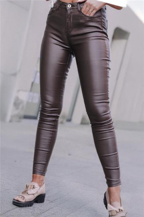 Παντελόνι ROLERZA, Χρώμα: καφέ, IVET.EU - Εκπτώσεις έως -80%