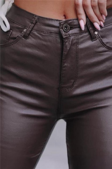 Παντελόνι ROLERZA, Χρώμα: καφέ, IVET.EU - Εκπτώσεις έως -80%