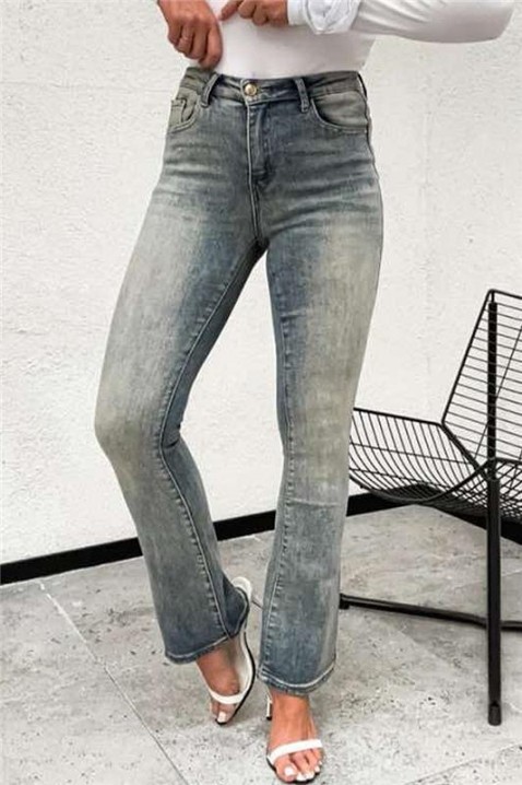 Τζιν ZENDIMA, Χρώμα: Γαλάζιο, IVET.EU - Εκπτώσεις έως -80%