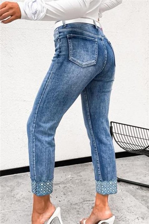 Τζιν EVREZALDA, Χρώμα: Γαλάζιο, IVET.EU - Εκπτώσεις έως -80%