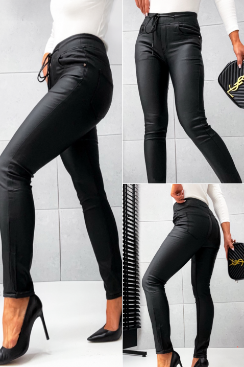 Παντελόνι TERMONTA, Χρώμα: μαύρο, IVET.EU - Εκπτώσεις έως -80%