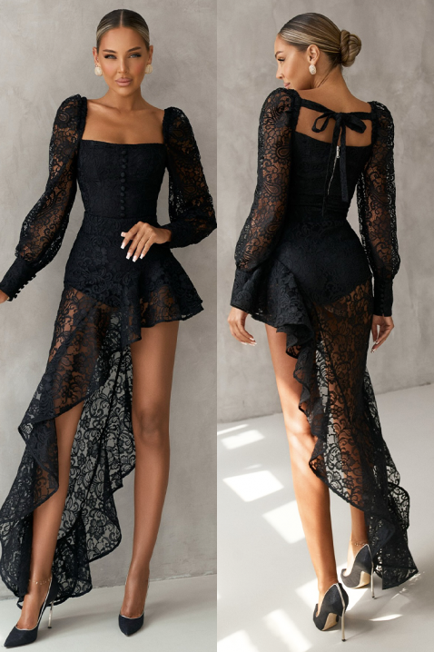 Φόρεμα BILVONZA BLACK, Χρώμα: μαύρο, IVET.EU - Εκπτώσεις έως -80%