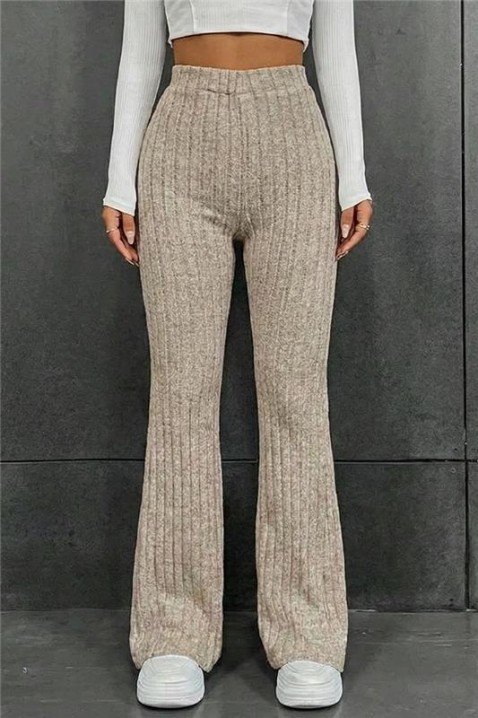 Παντελόνι SERFIOTA BEIGE, Χρώμα: μπεζ, IVET.EU - Εκπτώσεις έως -80%