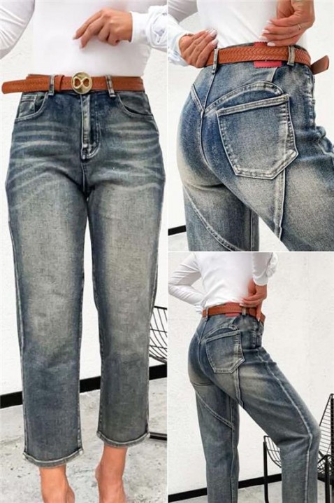 Τζιν DENVORA, Χρώμα: μπλε, IVET.EU - Εκπτώσεις έως -80%