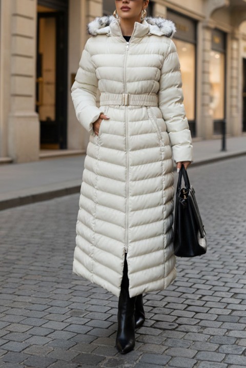 Μπουφάν LUBLENDA ECRU, Χρώμα: εκρού, IVET.EU - Εκπτώσεις έως -80%