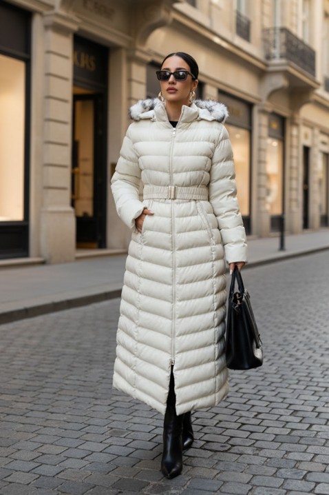 Μπουφάν LUBLENDA ECRU, Χρώμα: εκρού, IVET.EU - Εκπτώσεις έως -80%