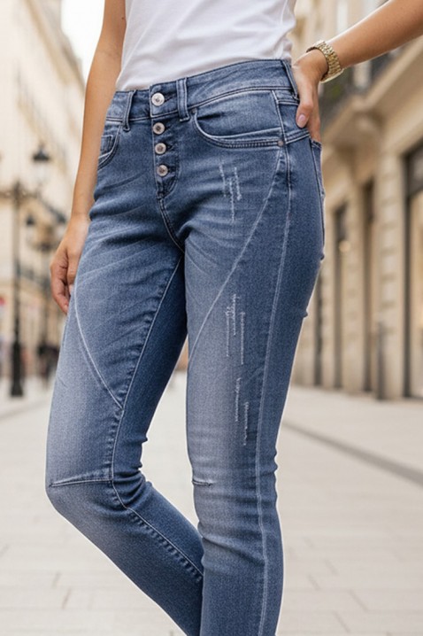 Τζιν FEJIZA BLUE, Χρώμα: μπλε, IVET.EU - Εκπτώσεις έως -80%