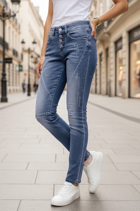 Τζιν FEJIZA BLUE, Χρώμα: μπλε, IVET.EU - Εκπτώσεις έως -80%